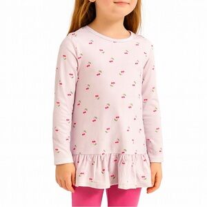 Cat & Jack Pink Cherry Long Sleeve Top